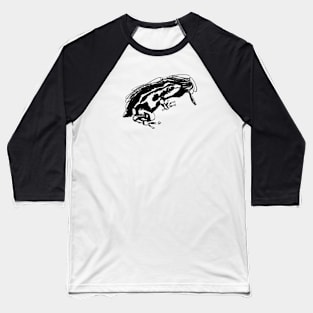 Scribbly Frog Baseball T-Shirt